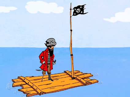 Mes p'tits docs illustrés : L'aventure du pirate à la jambe de bois